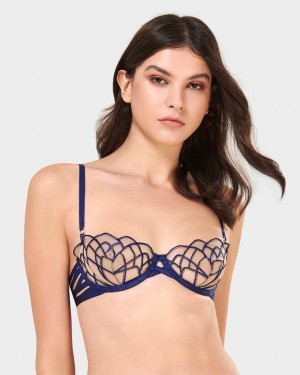 Bluebella Beatrix Twilight Bras Blue | USAOR3074