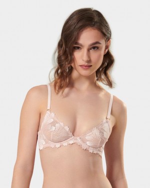 Bluebella Colette Wired Pearl Bras Pink | USAAP3027