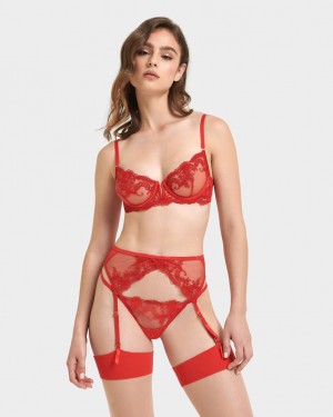 Bluebella Marseille 3 Sets Red | USAVD3396