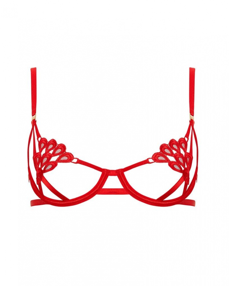 Bluebella Aria Wired Bras Red | USAMA3083