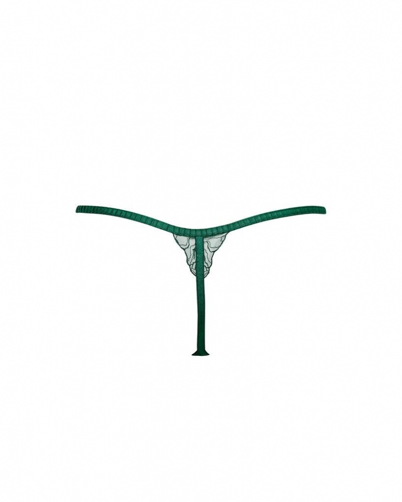 Bluebella Astra Thong Aventurine Lingerie Green | USAUT3315