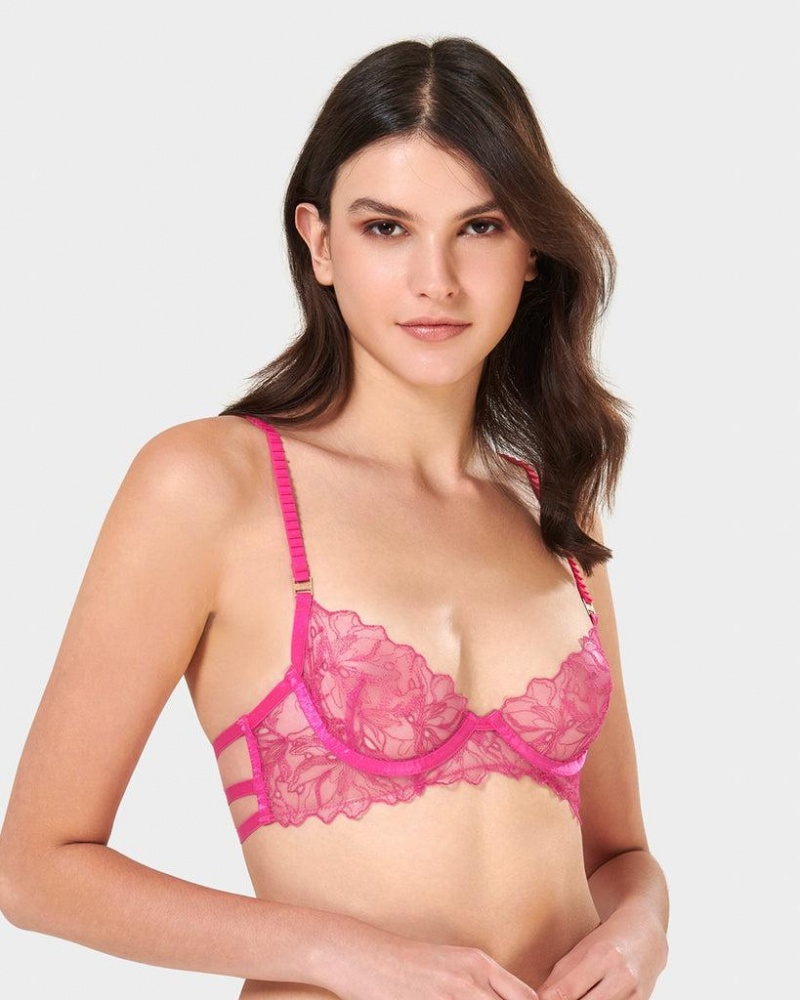 Bluebella Astra Wired Bras Fuchsia Pink | USAQZ3082