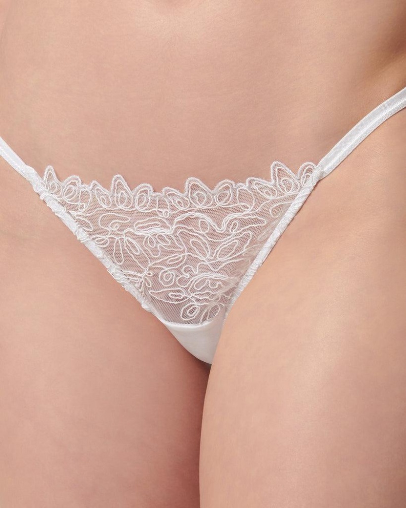 Bluebella Audrey Panty Lingerie White | USAHK3261