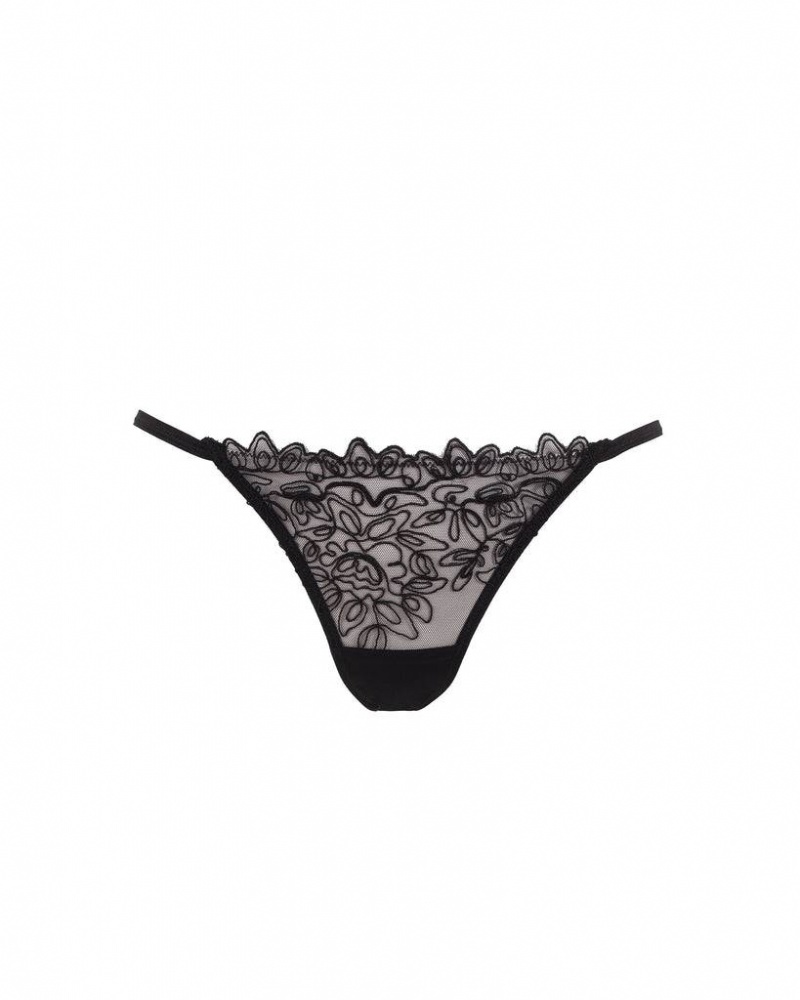 Bluebella Audrey Panty Panties Black | USATV3149