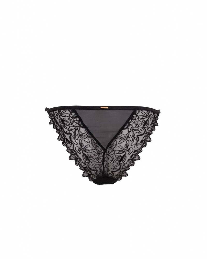 Bluebella Audrey Panty Panties Black | USATV3149