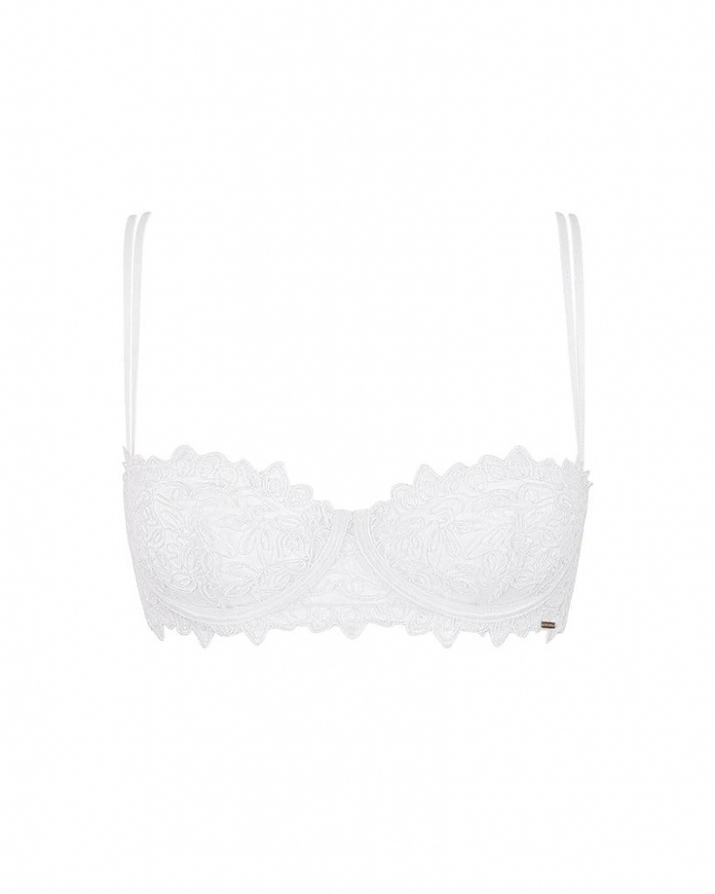 Bluebella Audrey Wired Bras White | USAZG3044