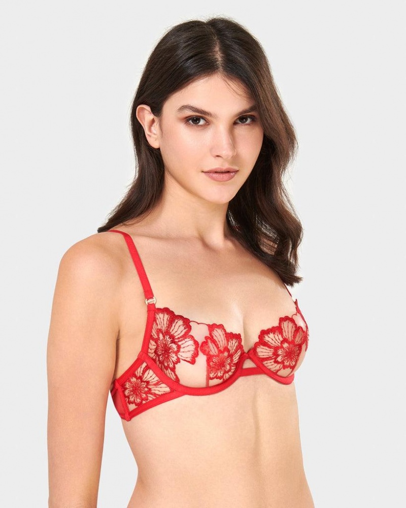 Bluebella Catalina Wired Bra Red | USAGL3509