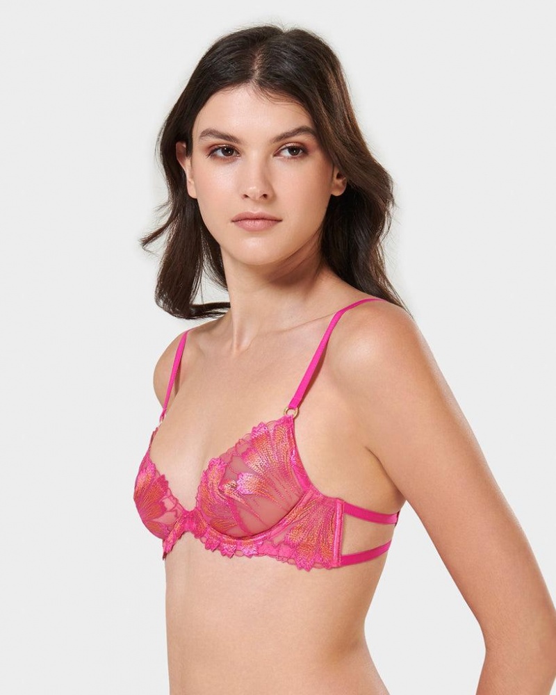 Bluebella Colette Bras Fuchsia Pink / Orange | USADN3096