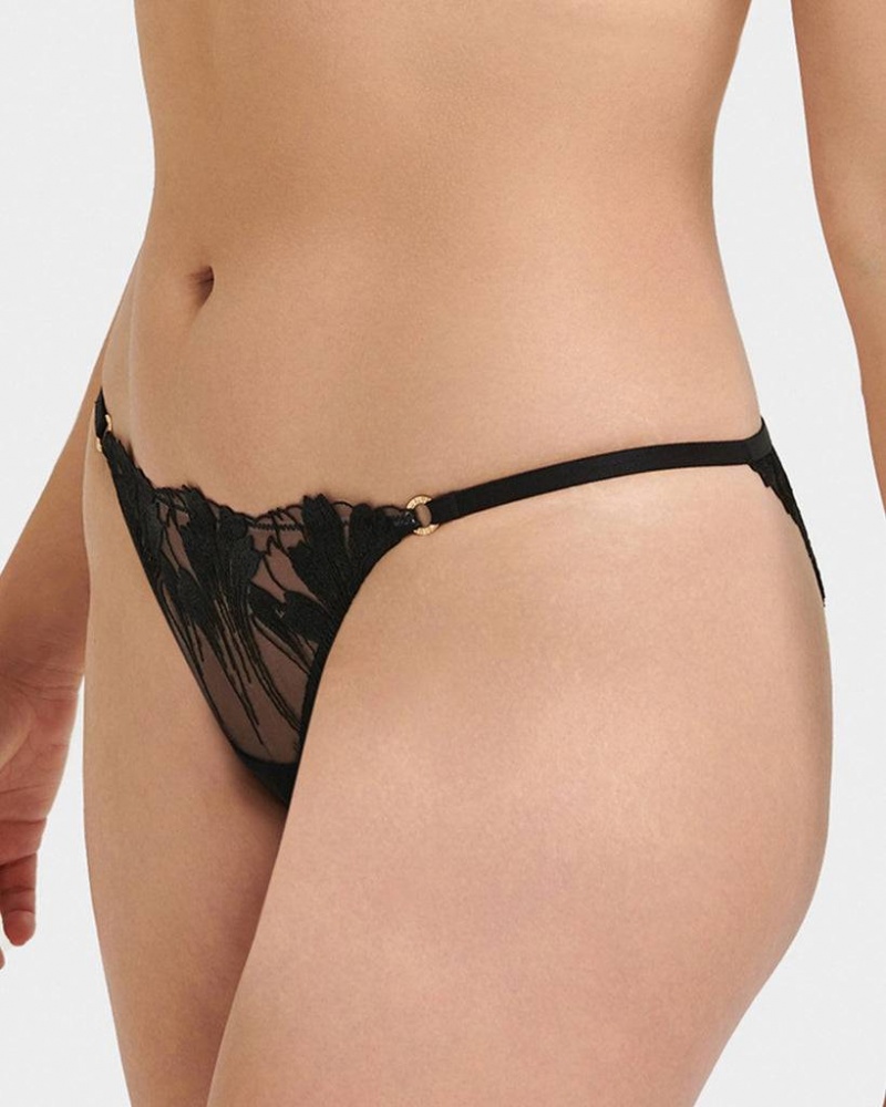 Bluebella Colette Panty Panties Black | USAFM3122