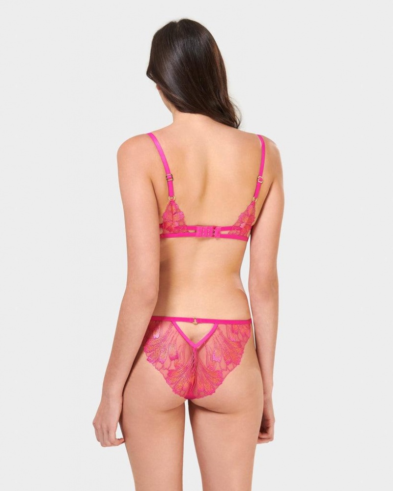 Bluebella Colette Panty Pepper Lingerie Fuchsia Pink / Orange | USABC3324