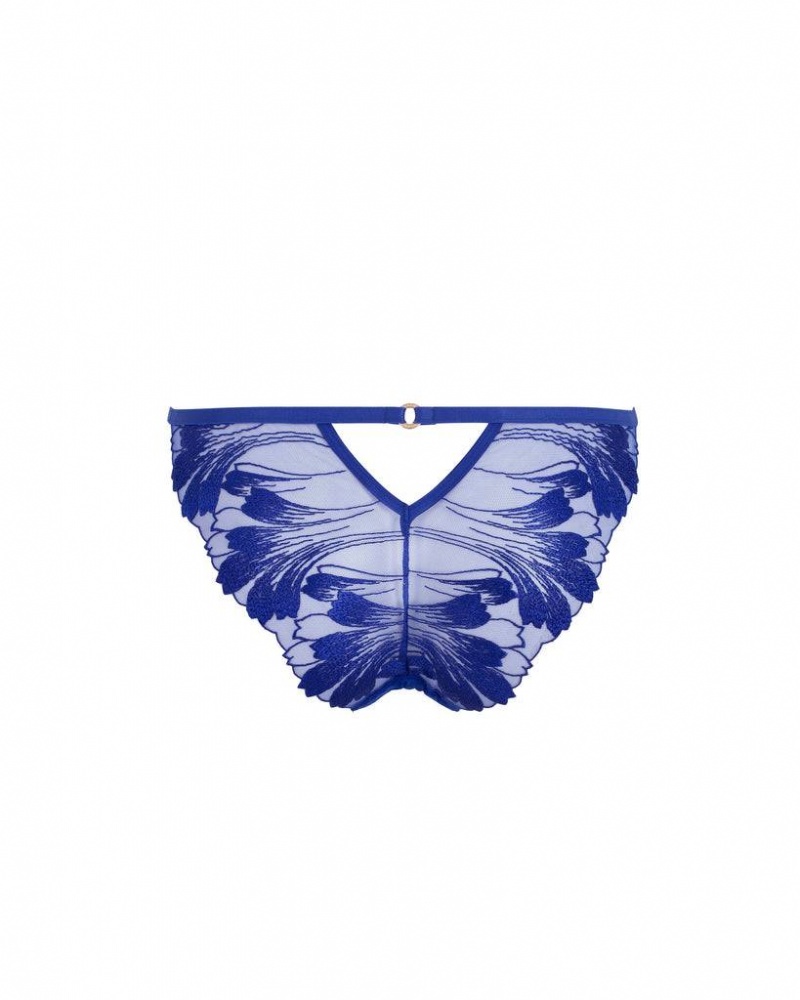 Bluebella Colette Panty Surf the Web Panties Blue | USAGL3121