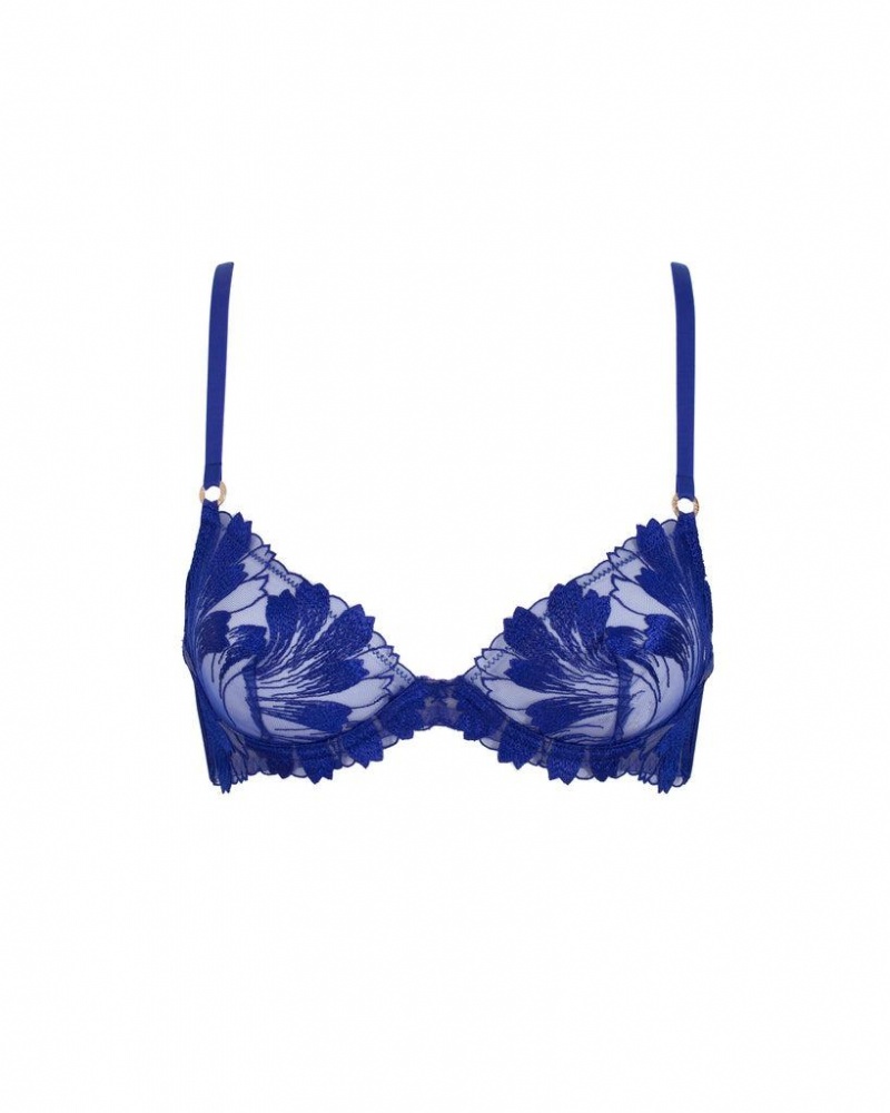 Bluebella Colette Surf the Web Bra Blue | USAYU3518