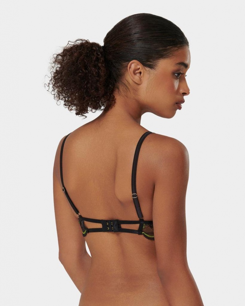 Bluebella Coppelia Eco Shoots Bras Black | USAWY3063