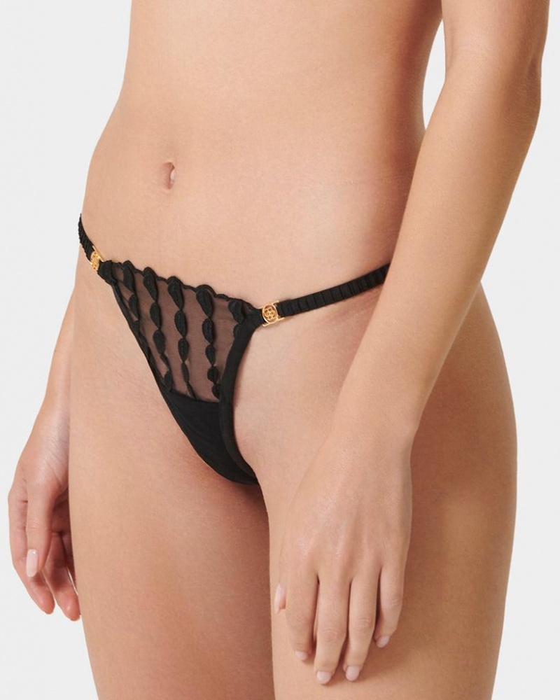 Bluebella Geneva Eco Panty Lingerie Black | USAWY3294