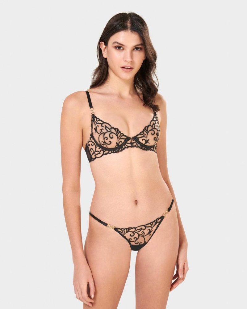 Bluebella Harriet Eco Bras Black | USAFM3069