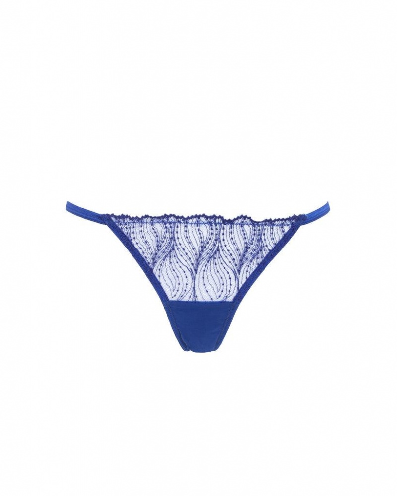 Bluebella Irena Panty Surf the Web Lingerie Blue | USAKI3233