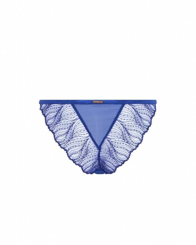 Bluebella Irena Panty Surf the Web Lingerie Blue | USAKI3233