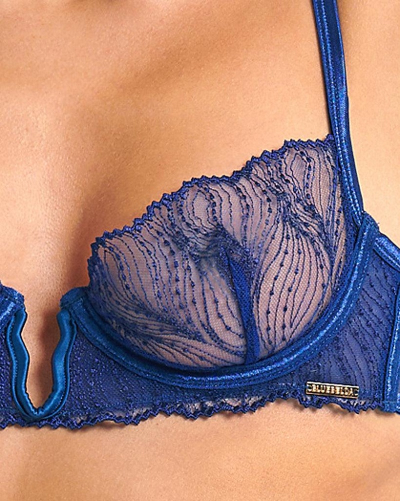 Bluebella Irena Surf the Web Bras Blue | USAOR3029