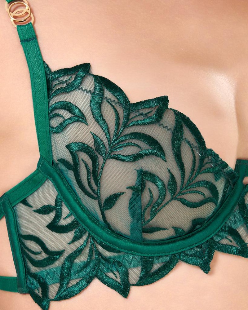 Bluebella Isadora Aventurine Bras Green | USAAP3072