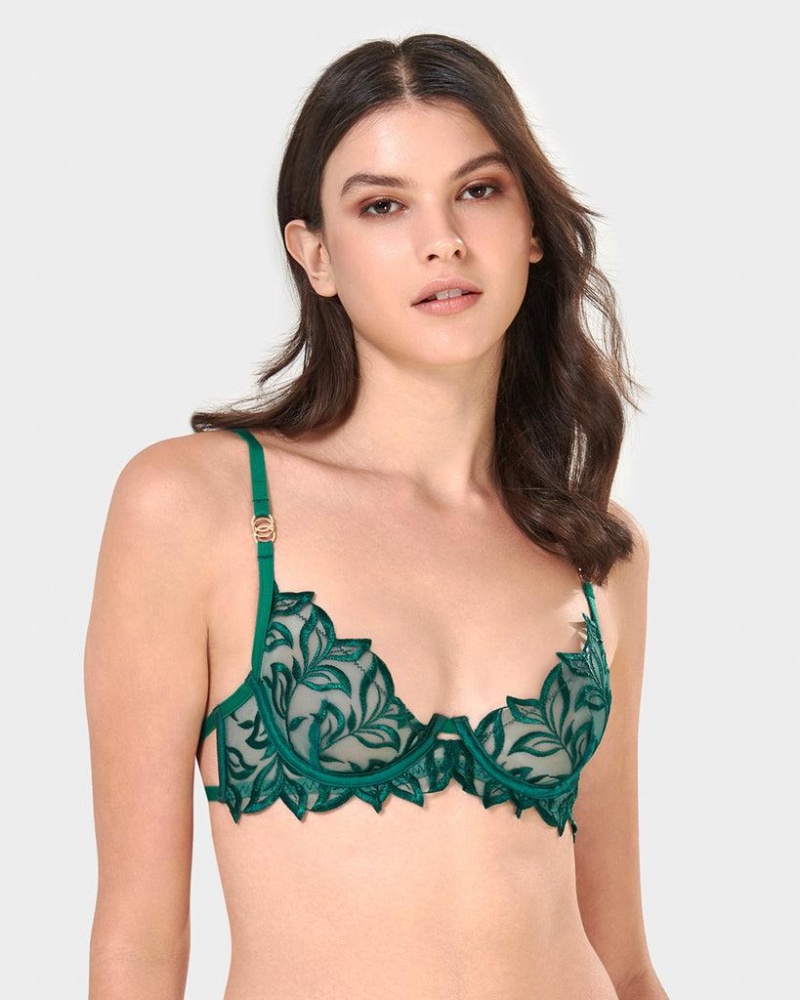 Bluebella Isadora Aventurine Bras Green | USAAP3072