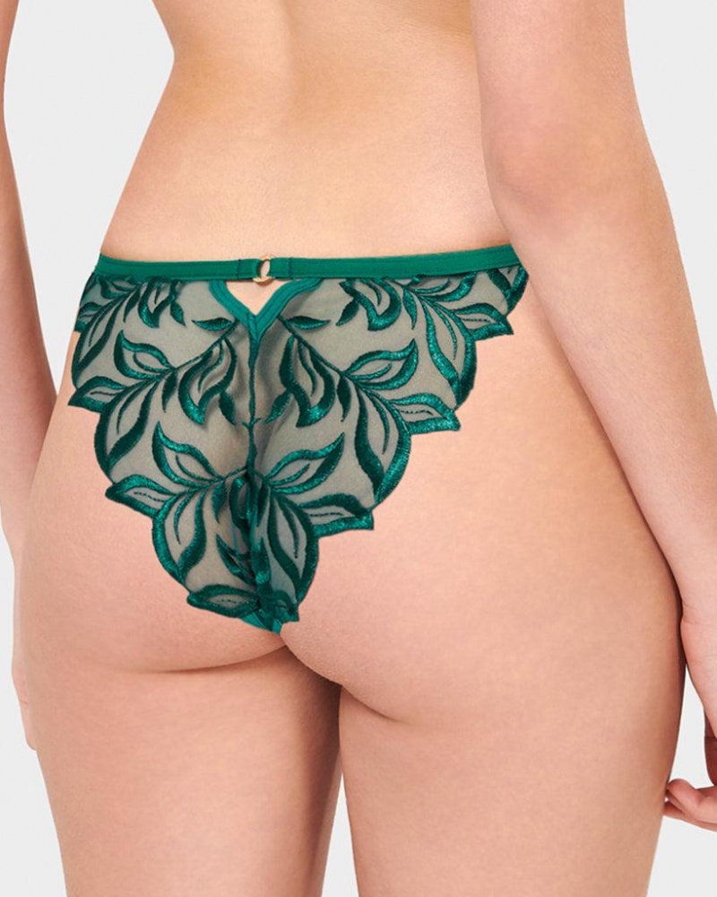 Bluebella Isadora Panty Aventurine Lingerie Green | USAQZ3295