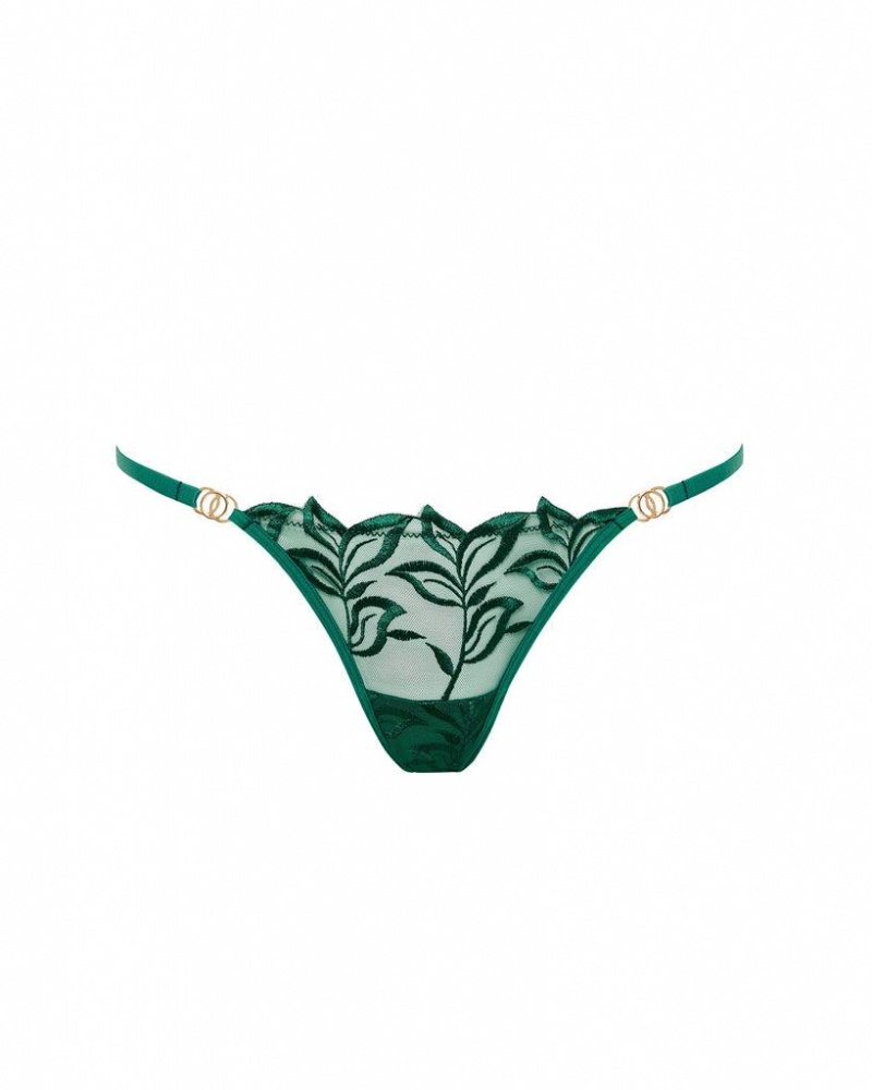 Bluebella Isadora Panty Aventurine Lingerie Green | USAQZ3295