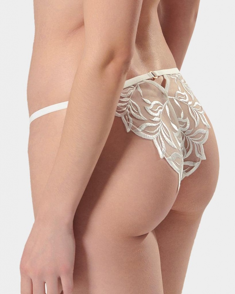 Bluebella Isadora Panty Lingerie White | USAHK3262