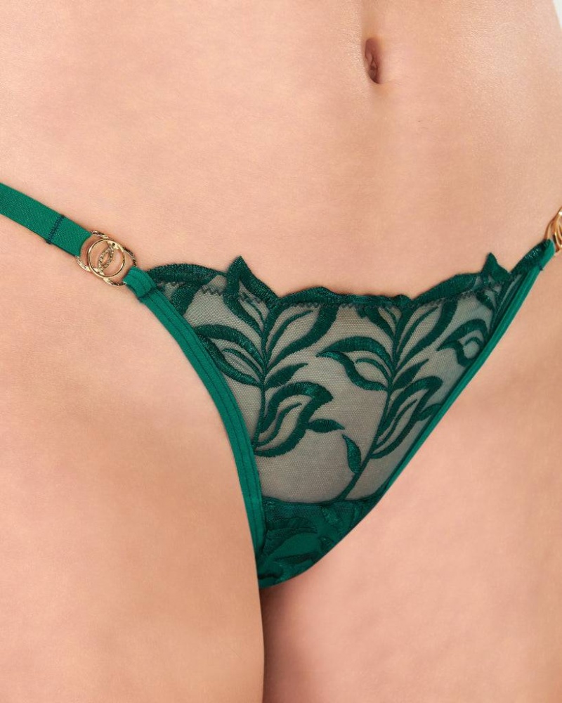 Bluebella Isadora Panty Panties Green | USAOR3003