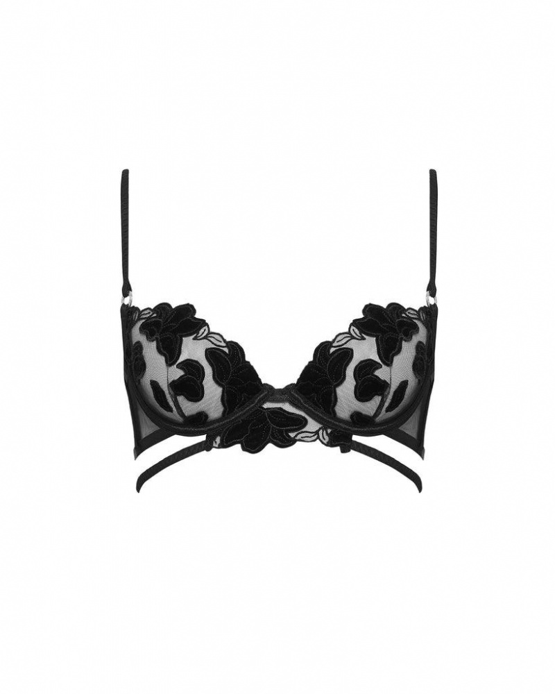 Bluebella Lena Wired Bras Black | USARW3079