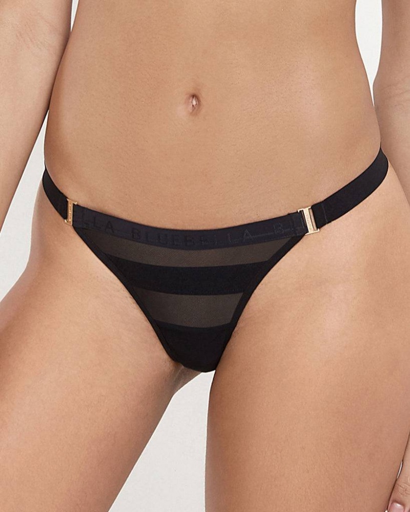 Bluebella Lilia Panty Panties Black | USASO3142