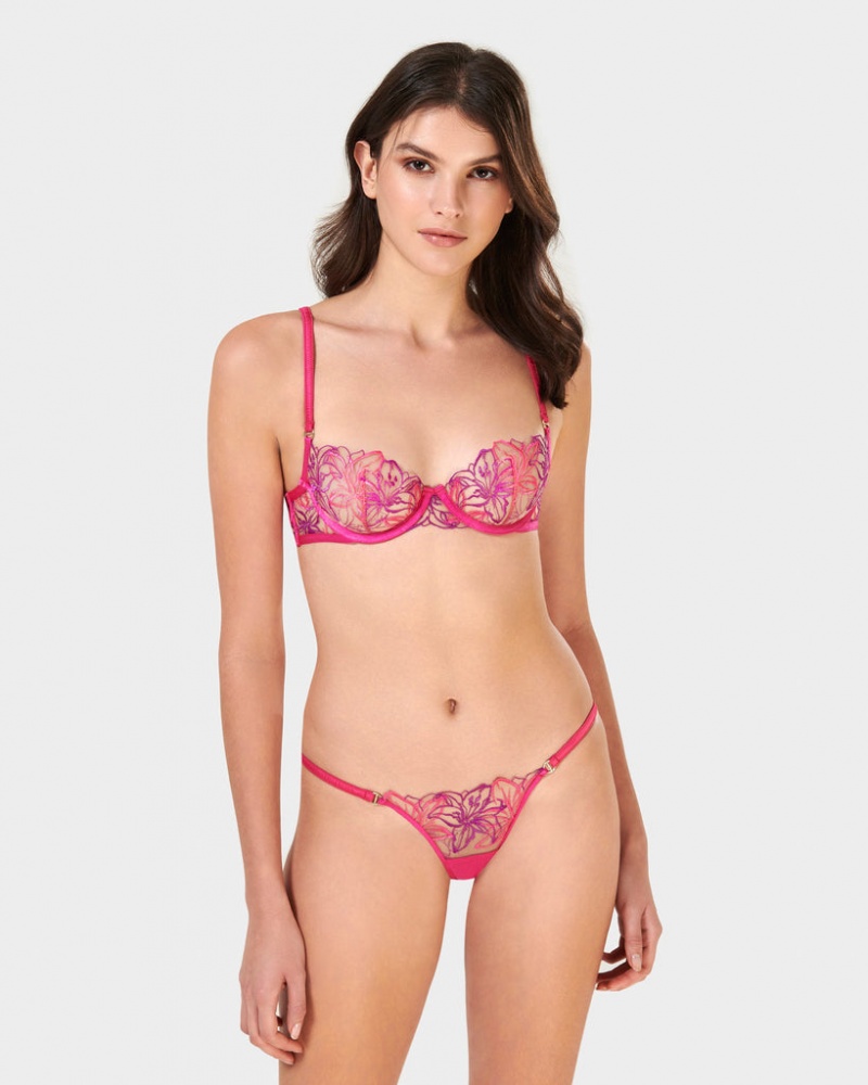 Bluebella Lilly 2 Sets Fuchsia Pink / Light Purple | USAMA3393