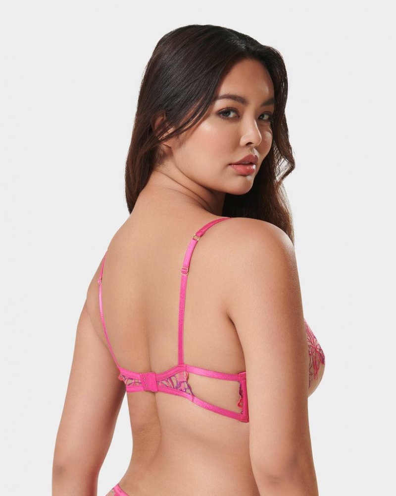 Bluebella Lilly Bras Fuchsia Pink / Light Purple | USAZG3115