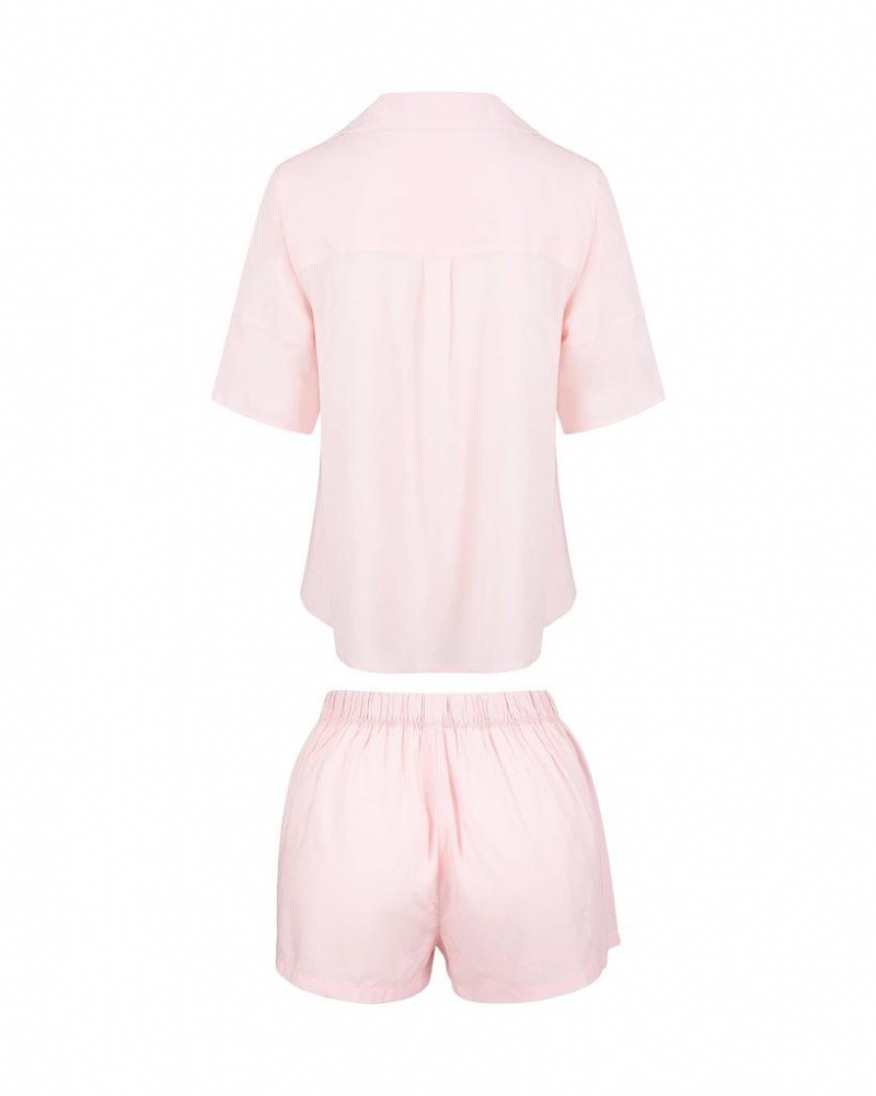 Bluebella Marla Eco Viscose Short Pajama Sets Pink | USAIS3437