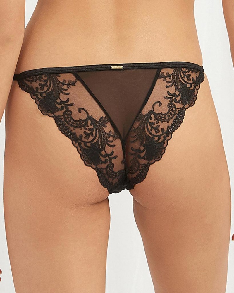 Bluebella Marseille Panty Lingerie Black | USAUT3342