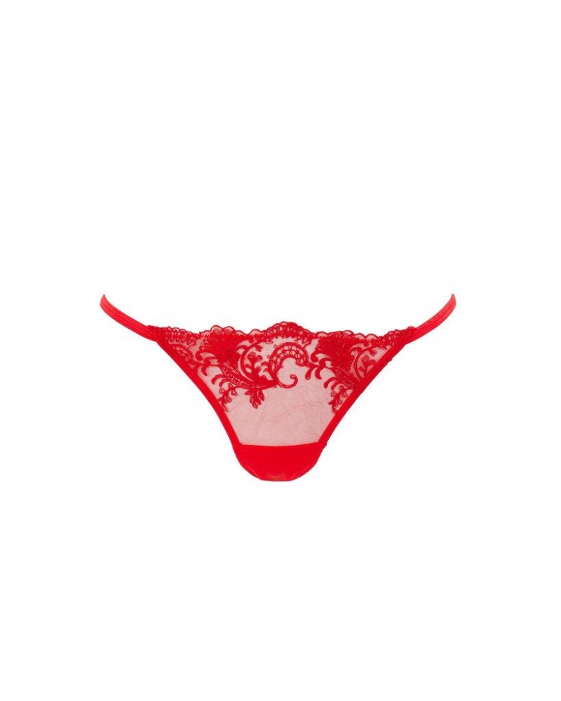 Bluebella Marseille Panty Lingerie Red | USAIS3341