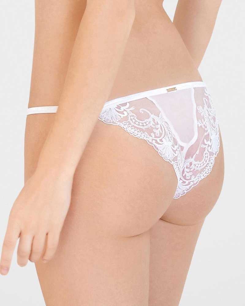 Bluebella Marseille Panty Lingerie White | USAPQ3241