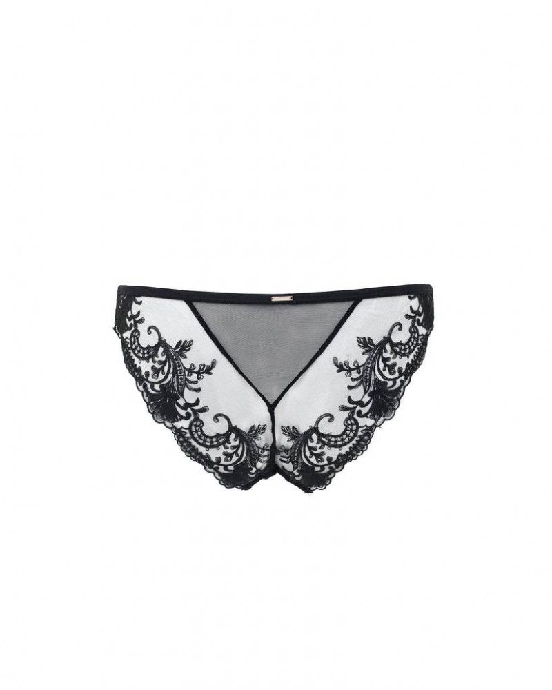 Bluebella Marseille Panty Panties Black | USAGL3192