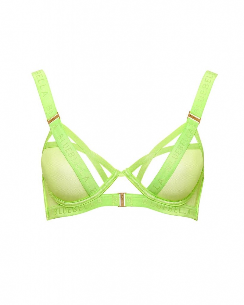 Bluebella Oslo Tender Shoots Bra Green | USAHK3507