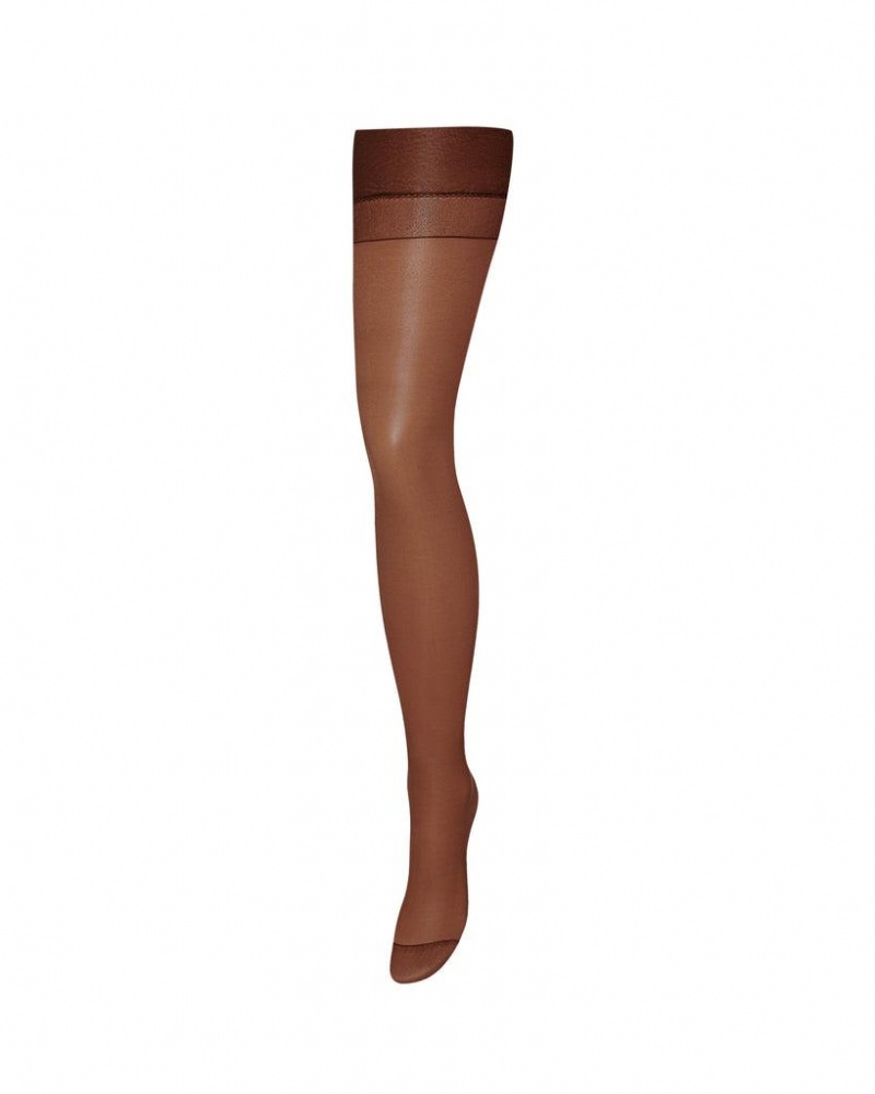 Bluebella Plain Leg/Plain Top Berry Stockings Black | USAEX3469