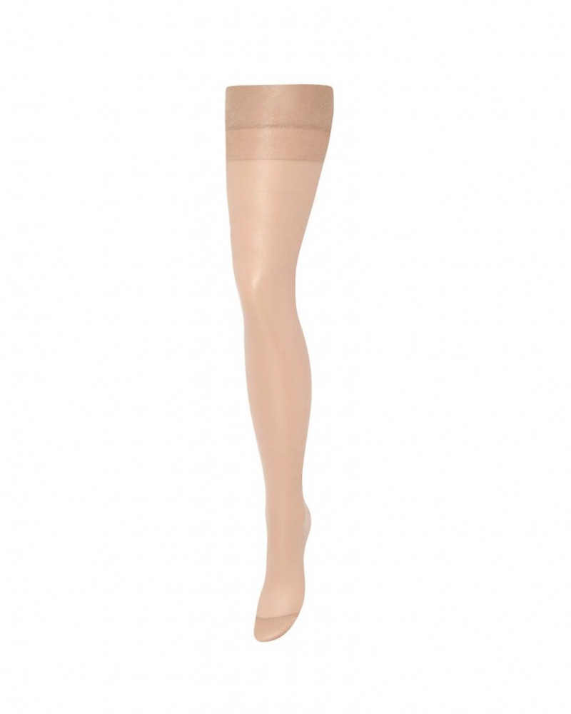 Bluebella Plain Leg/Plain Top Stockings Brown | USAEX3494