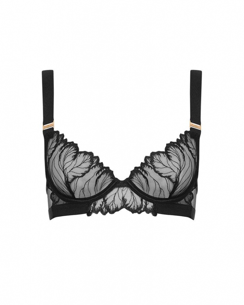 Bluebella Rae Wired Bras Black | USAIS3057