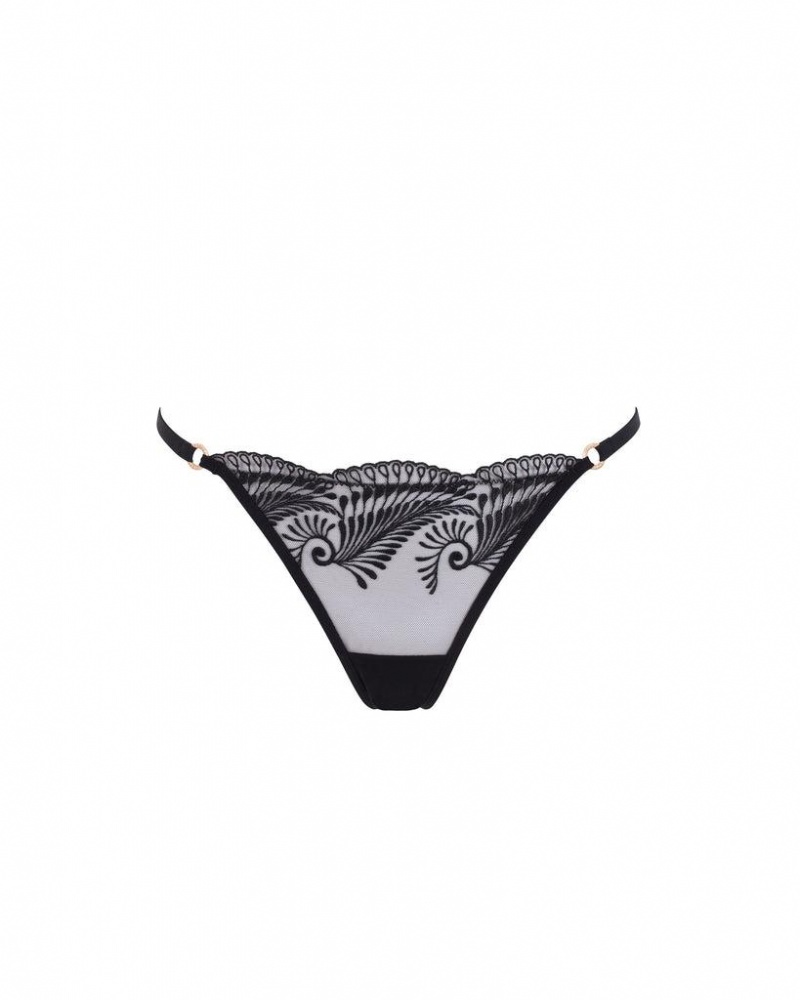 Bluebella Rafaela Panty Lingerie Black | USALH3232