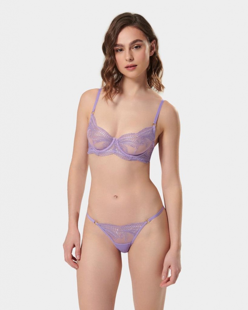 Bluebella Rafaela Panty Lingerie Purple Rose | USABC3227