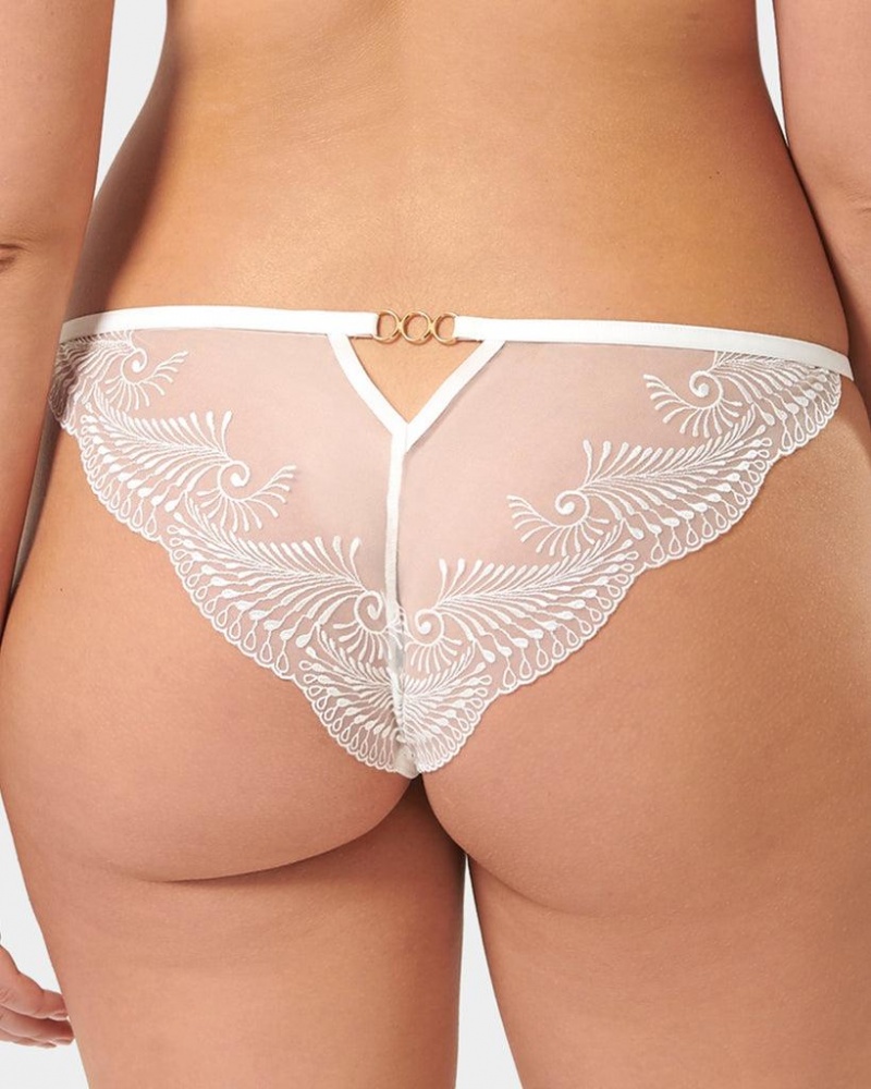 Bluebella Rafaela Panty Lingerie White | USAZG3257