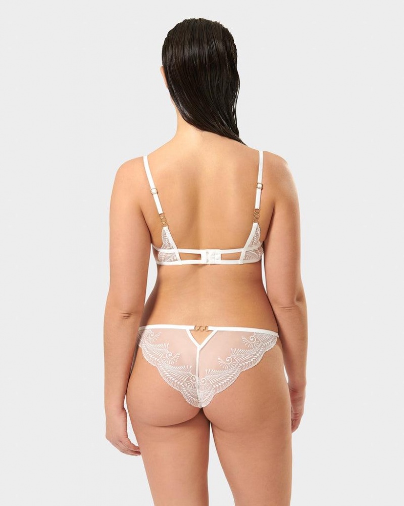 Bluebella Rafaela Panty Lingerie White | USAZG3257