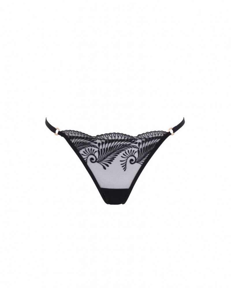 Bluebella Rafaela Panty Panties Black | USAWY3010