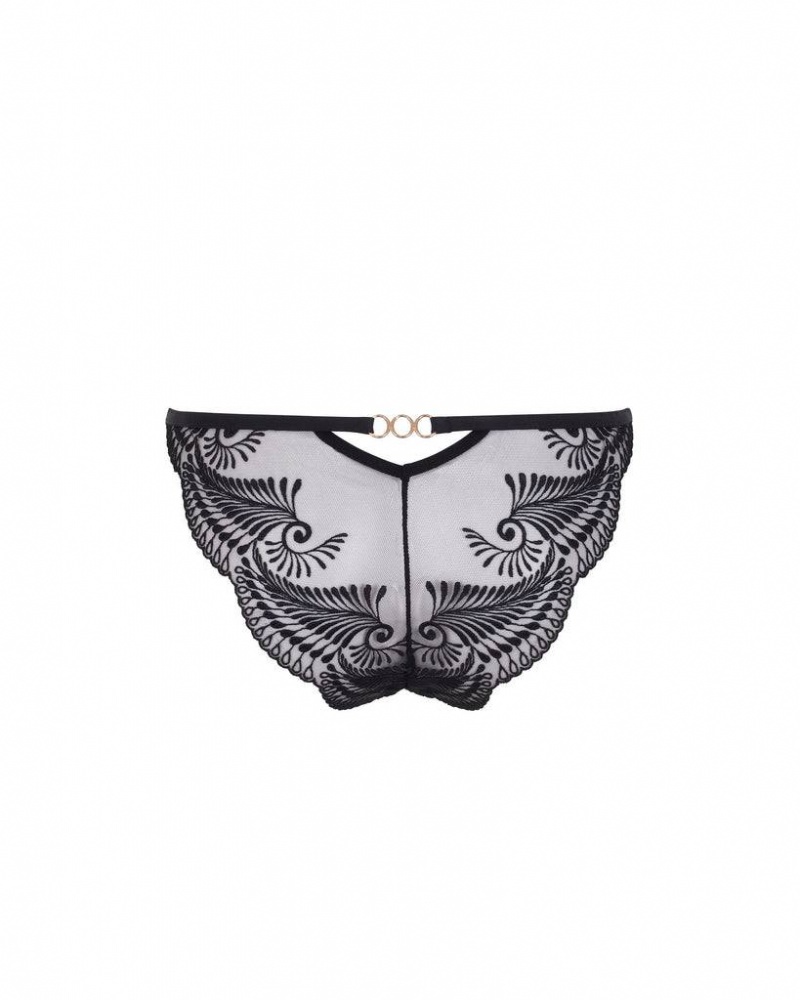 Bluebella Rafaela Panty Panties Black | USAWY3010