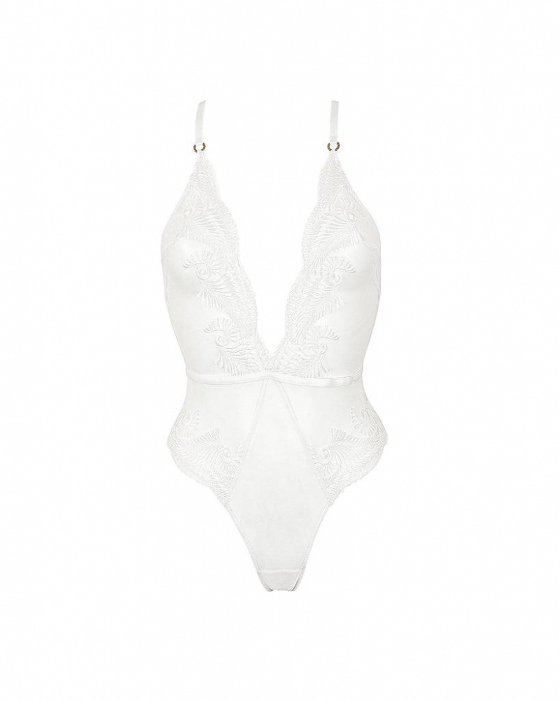 Bluebella Rafaela Soft Bodysuit White | USAEX3204