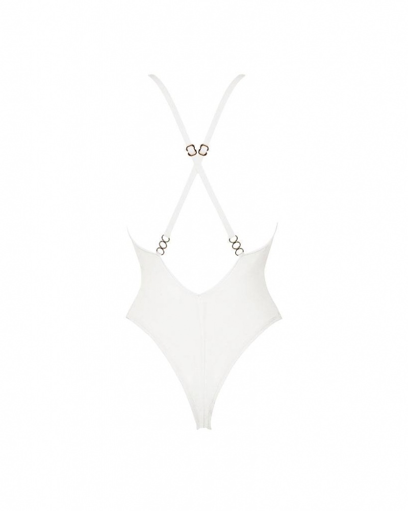 Bluebella Rafaela Soft Bodysuit White | USAEX3204