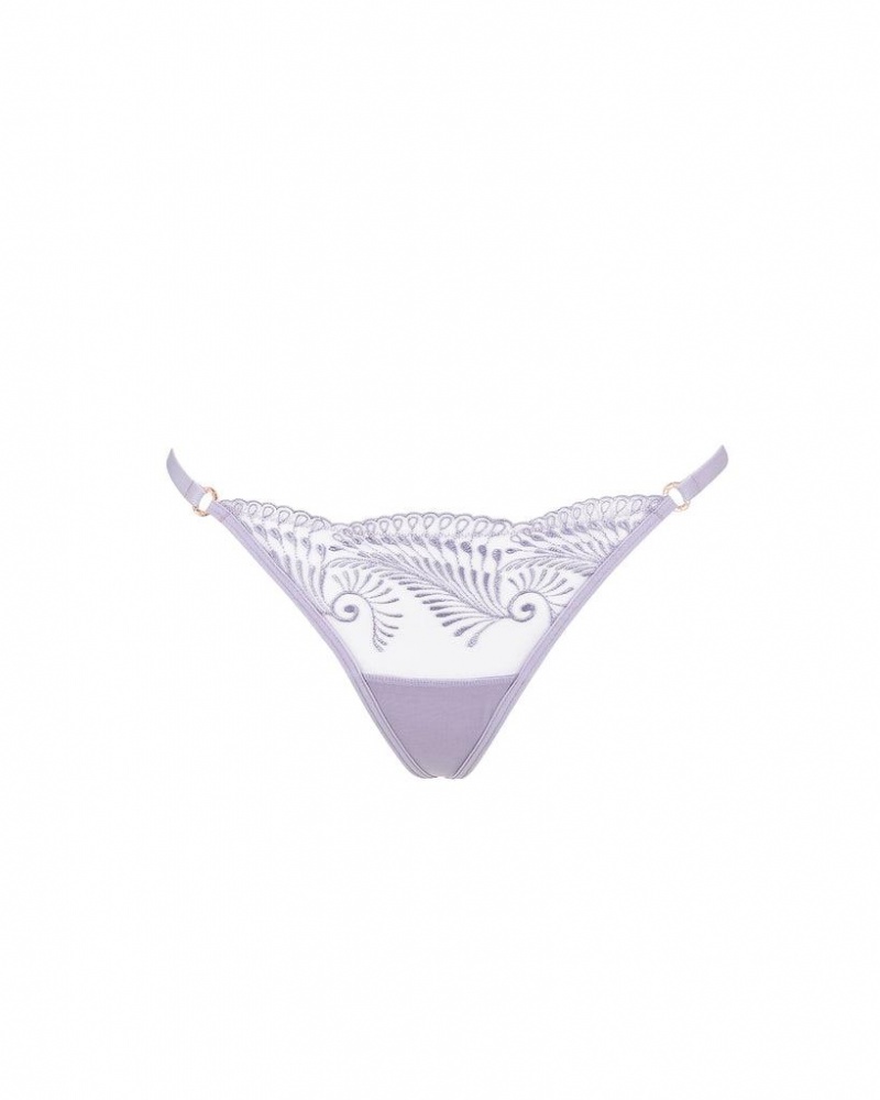 Bluebella Rafaela Thong Lingerie Purple Rose | USADN3336